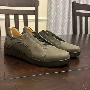 Samuel Hubbard Marin Gore Lace Shoes Sneakers Gray Nubuck Women’s Size 9.5